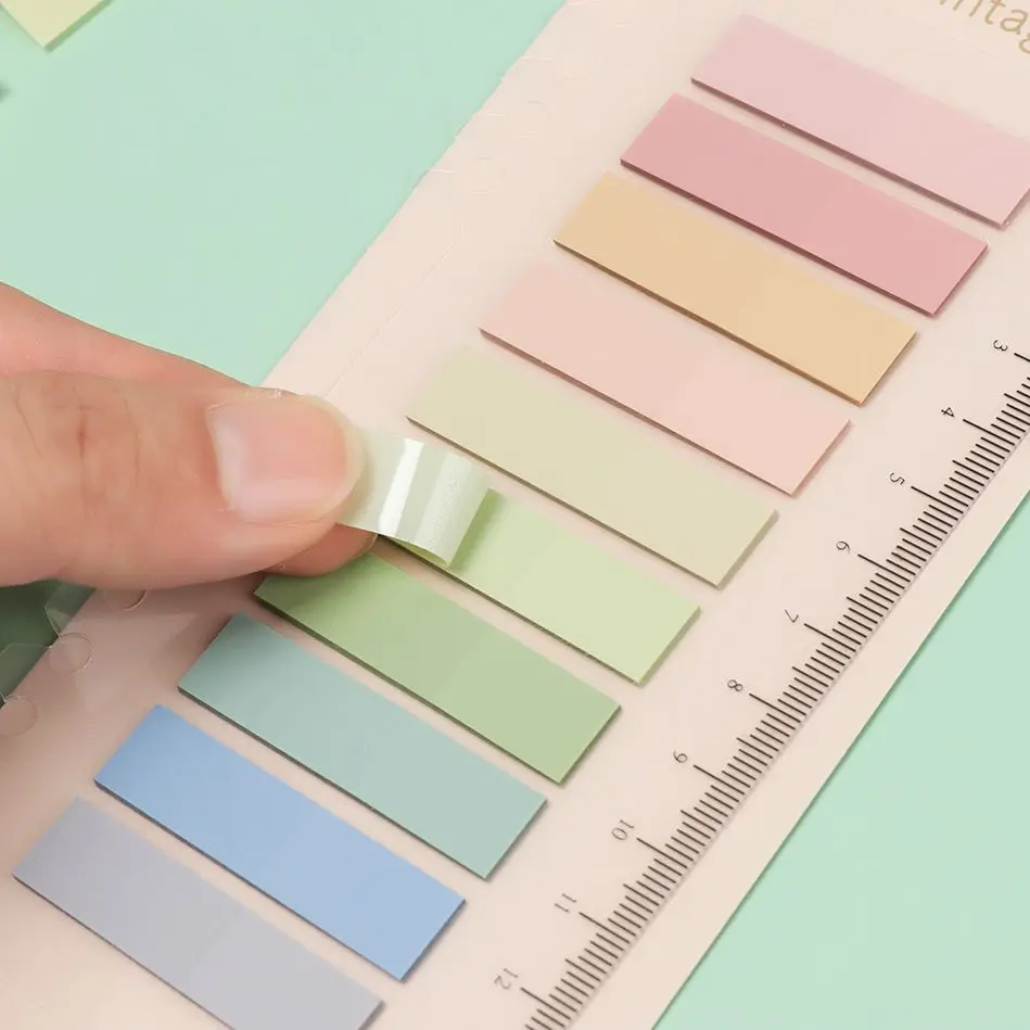 60/90/120/200 blätter Self Adhesive Sticky Notes Memo Pad Flaggen Tab Lose-blatt Index Aufkleber Lesezeichen seite Aufkleber Sticky Notes