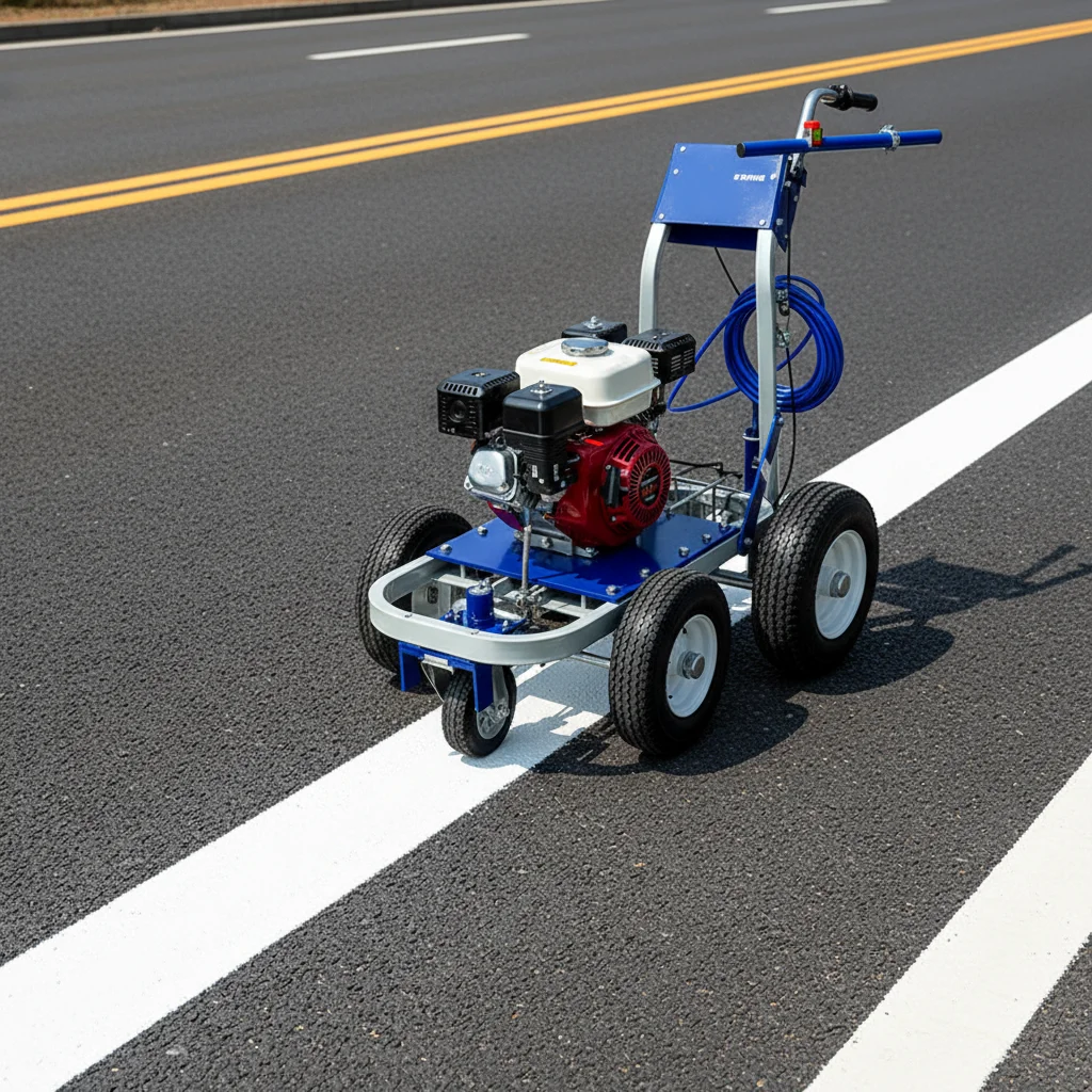 Cold Spray Marking Machine Global Shipping Adjustable Line Width For Highway Cold Spray Marking Machine