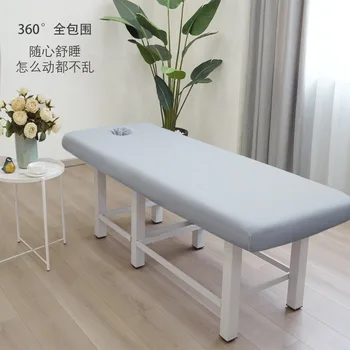 Massage Table Bed Fitted Sheet Elastic Full Cover Rubber Band Massage SPA Treatment Bed…