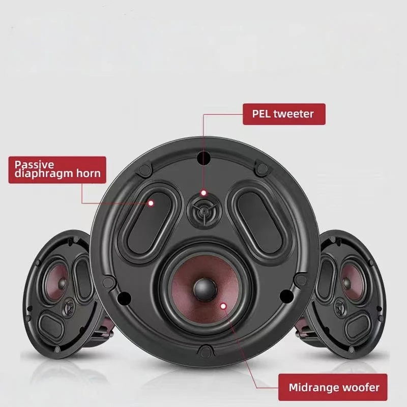 New Tweeter and Woofer Speakers Audio System Sound Loudspeaker with Backcover Home Theatre Speaker