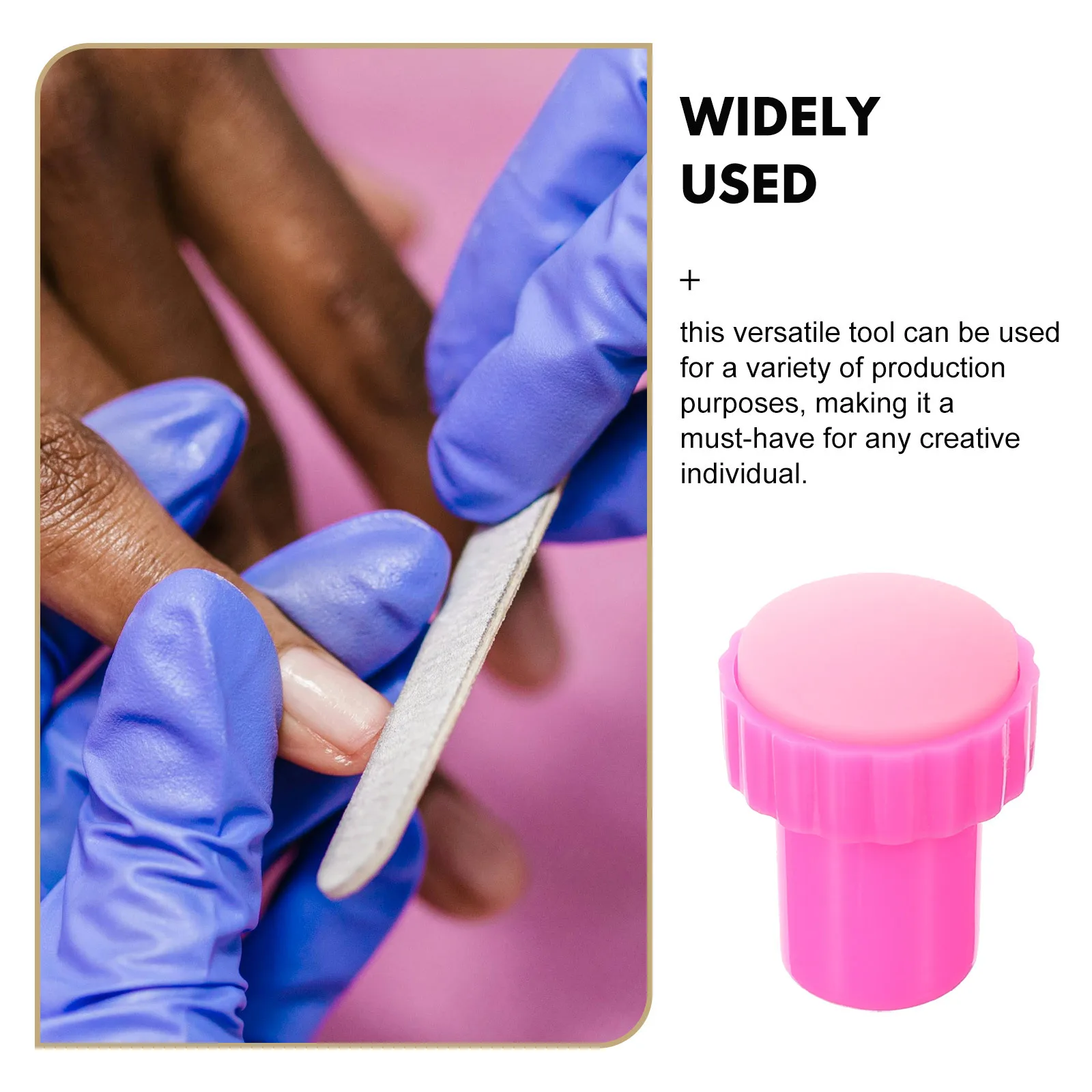 5 قطع 5 قطع أدوات مانيكير لوازم طقم ختم الأظافر لختم تصميم الختام الوردي