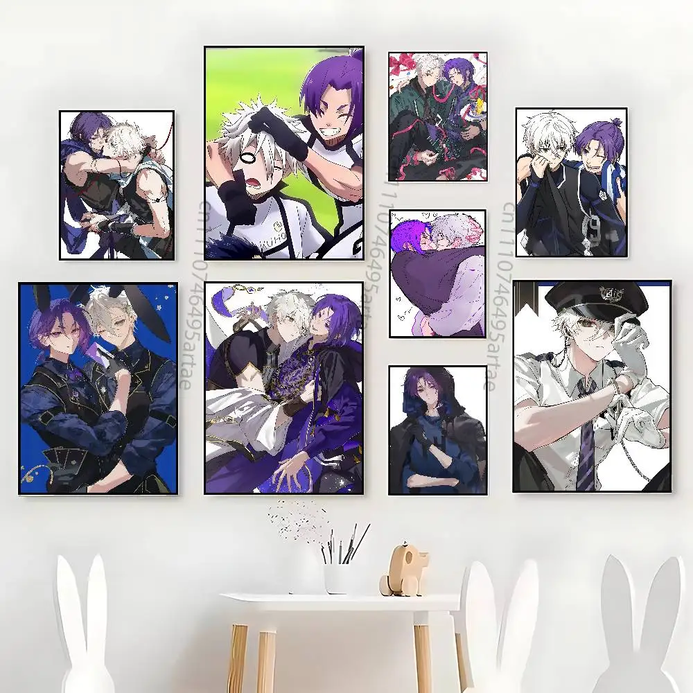 Seishiro Nagi NagiReo Artists Canvas Painting for Living Room Home Decor Poster Fans Gifts-unframed
