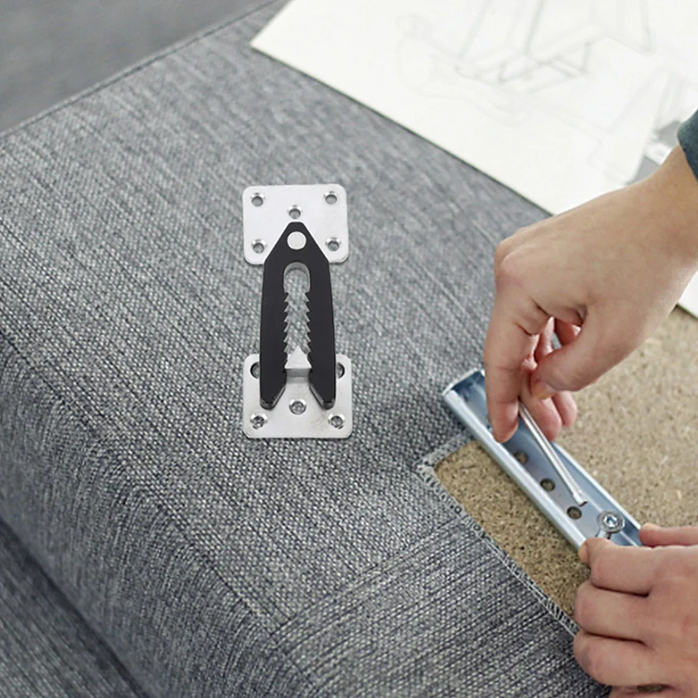 2 Pcs Sofa Buckle Furniture Connectors Fittings for Couch Sectional Snap Accessories Corner