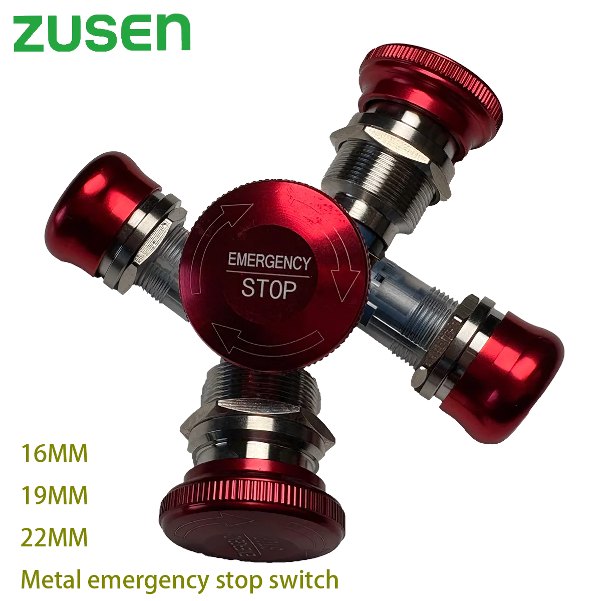 

Zusen 16 мм 19 мм 22 мм металлический кнопочный переключатель аварийного тока IP65