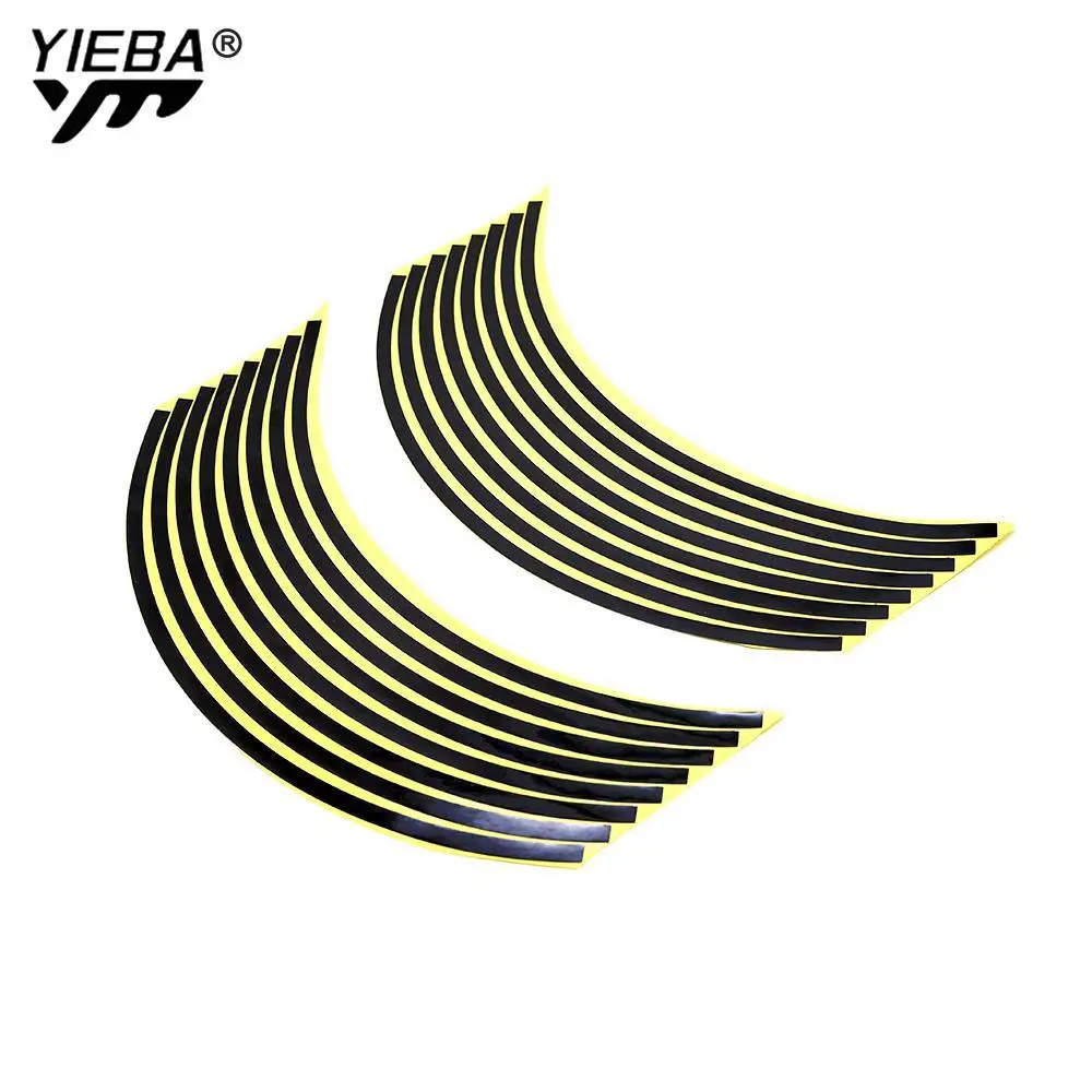 16 Strips Bike Motorcycle Wheel Sticker Tape 17 18Inch Voor Suzuki AN250 AN400 AN650 Burgmom250 Burmae400 1190 Adventure Z800