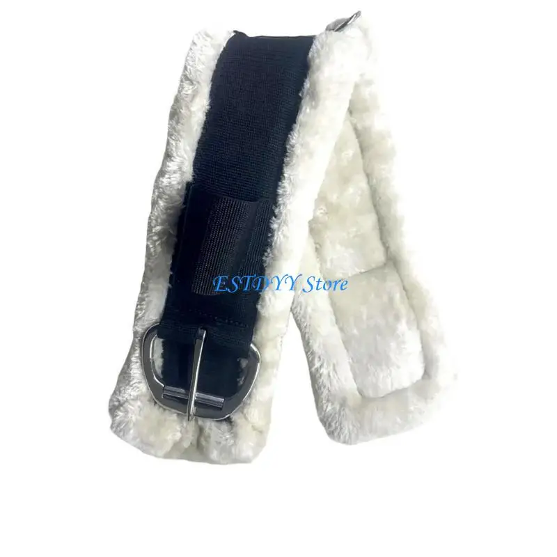 G6DE Caballos Fleece Girth Avistable Caballo Girth elástico Girth Girth Fleece Horse Cinches Western Saddles Accesorios Duración