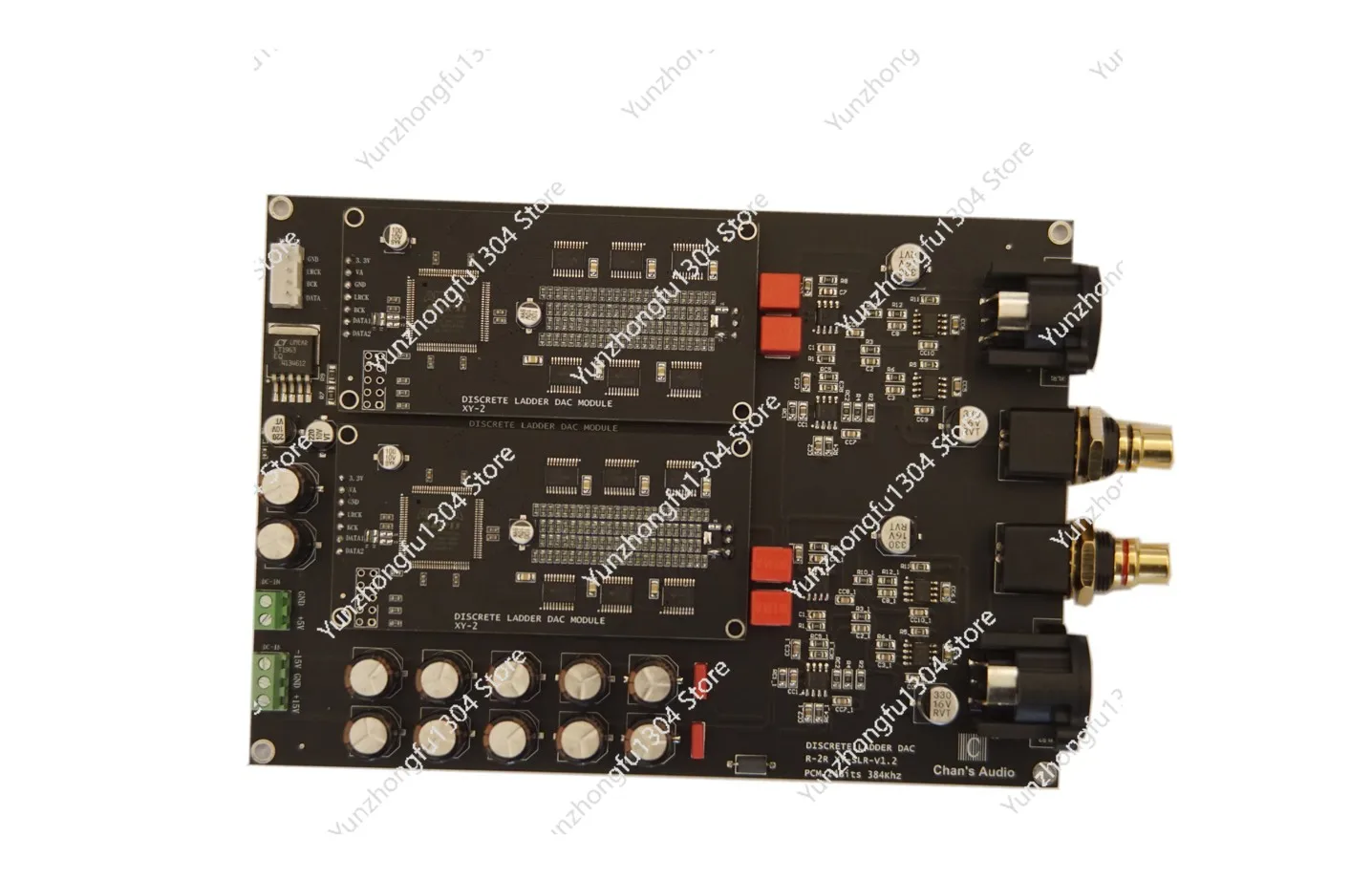 

HIFI R-2R XY-SLR complementary resistive step differential balanced decoder board