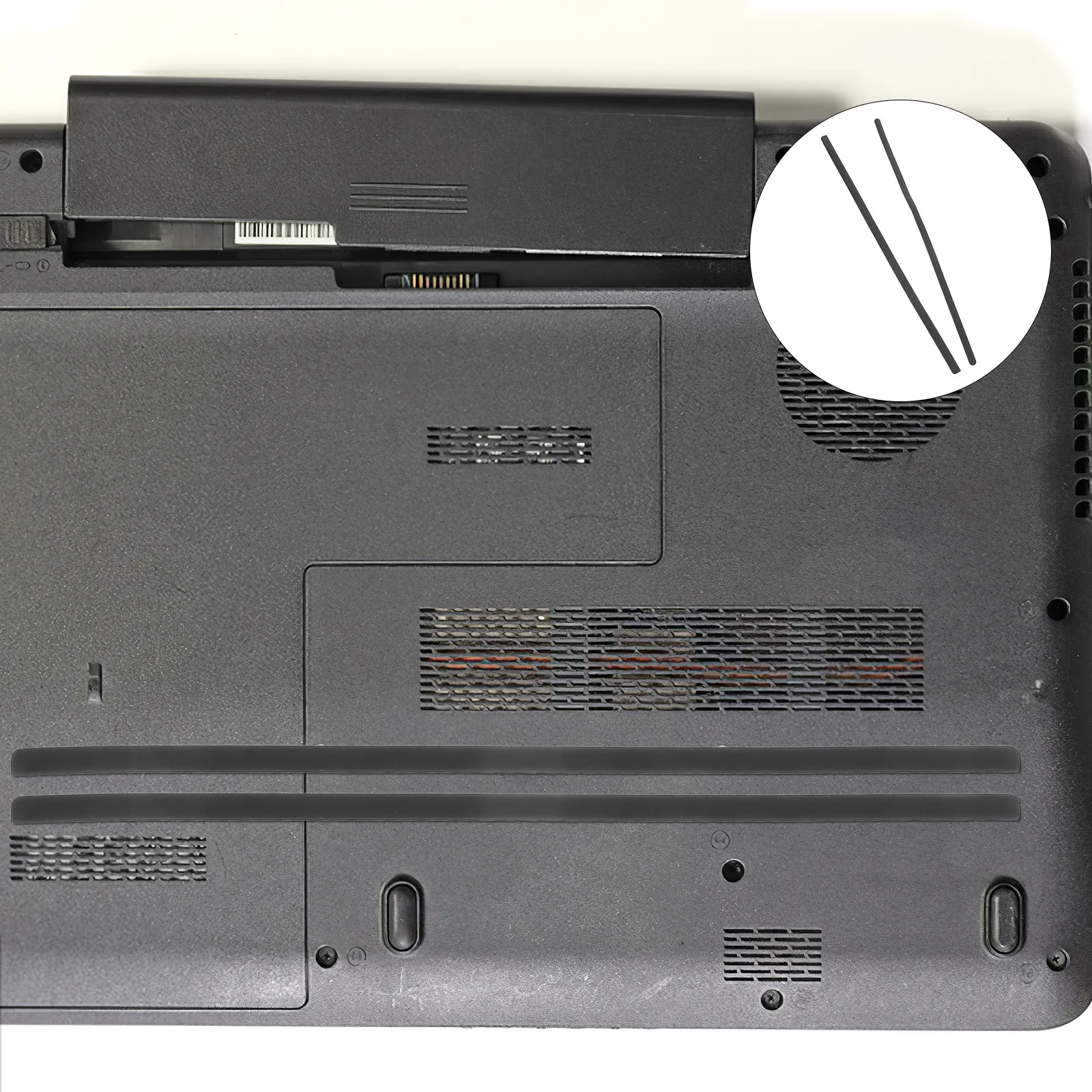 

2 шт. резиновые накладки на ножки для ноутбука, противоскользящие, амортизирующие, с защитой от скольжения, совместимые с [названием модели/бренда]