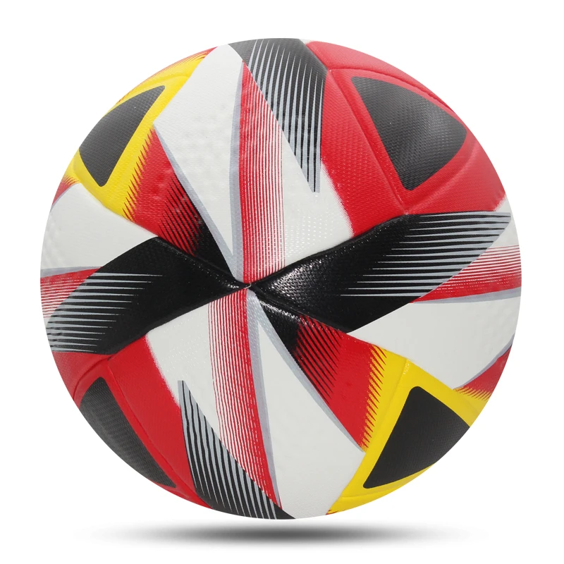 2024 pallone da calcio di dimensioni Standard 5 materiale PU di alta qualità sport all\'aria aperta palloni da calcio resistenti all\'usura squadra