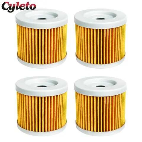 Cyleto 오토바이 부품 오일 필터, 스즈키 GSXS125 GSXR125 DR100 DR125 버그맨 AN125 AN 125 AN150 AN400 AN 400 이그제큐티브 ABS
