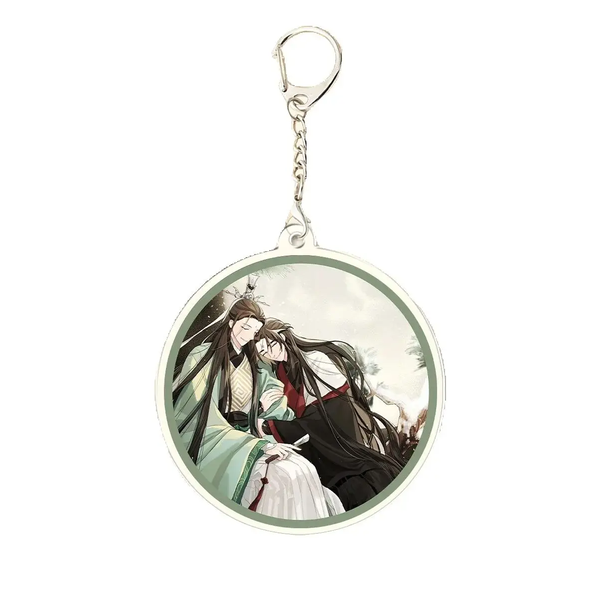 Hot Scum Villain Self Saving System Shen Qingqiu Luo Binghe Cosplay Figures Acrylic Keychain Bag Pendant Gift Cartoon Keyring