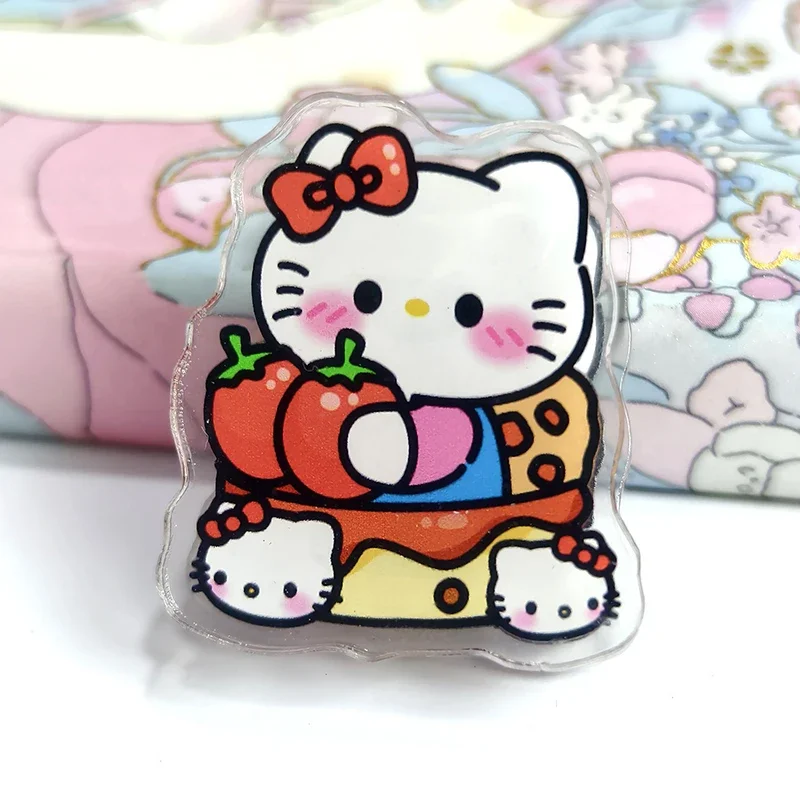 Sanrio Hellokitty Cute Cartoon Sticky Note Clip Creative Anime Doll Forniture per ufficio Cancelleria per bambini come regalo