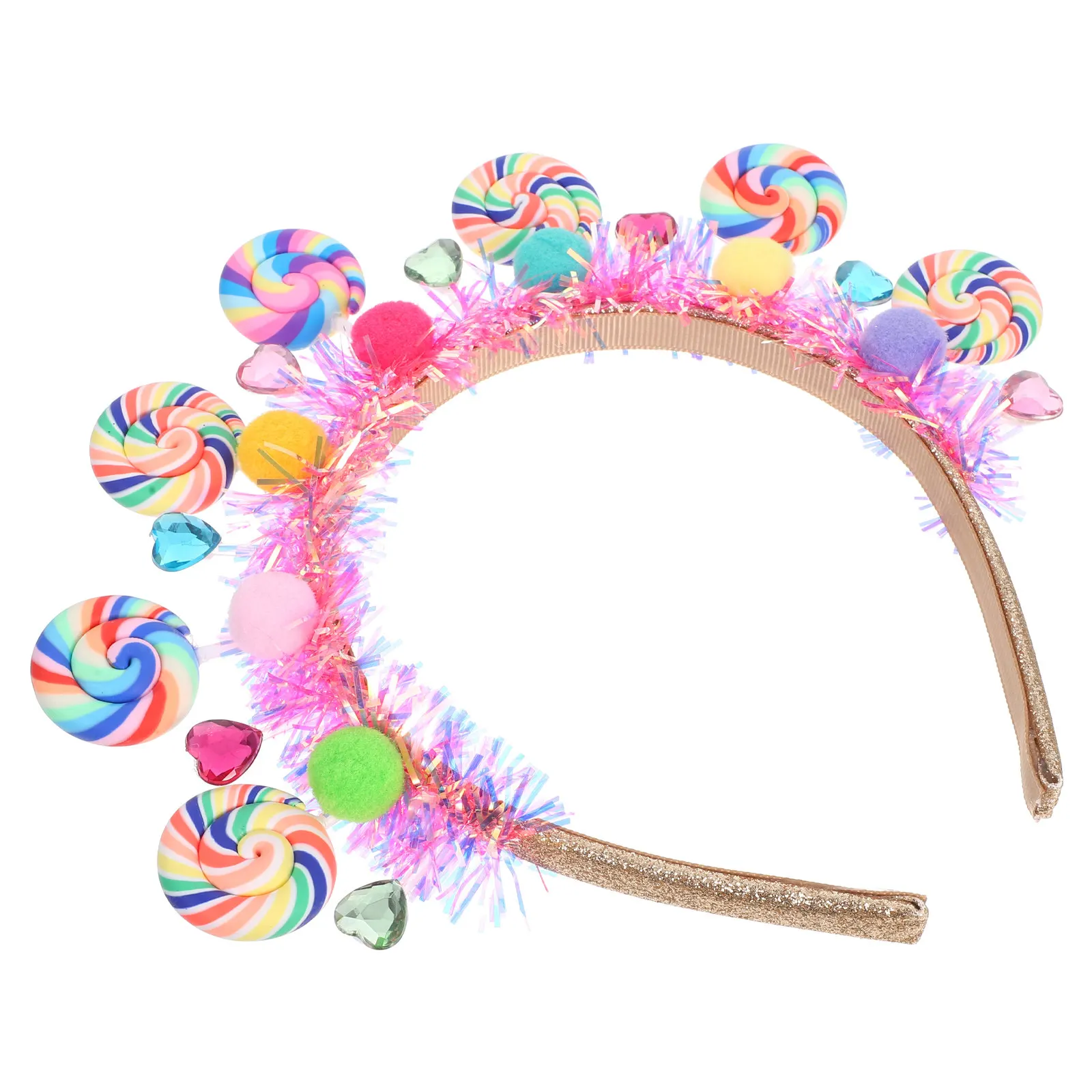 

Children Lollipop Headband Cartoon Candy Hairband Princess Birthday Holiday Party Hair Accessories Girls Hair Hoop Cute Style