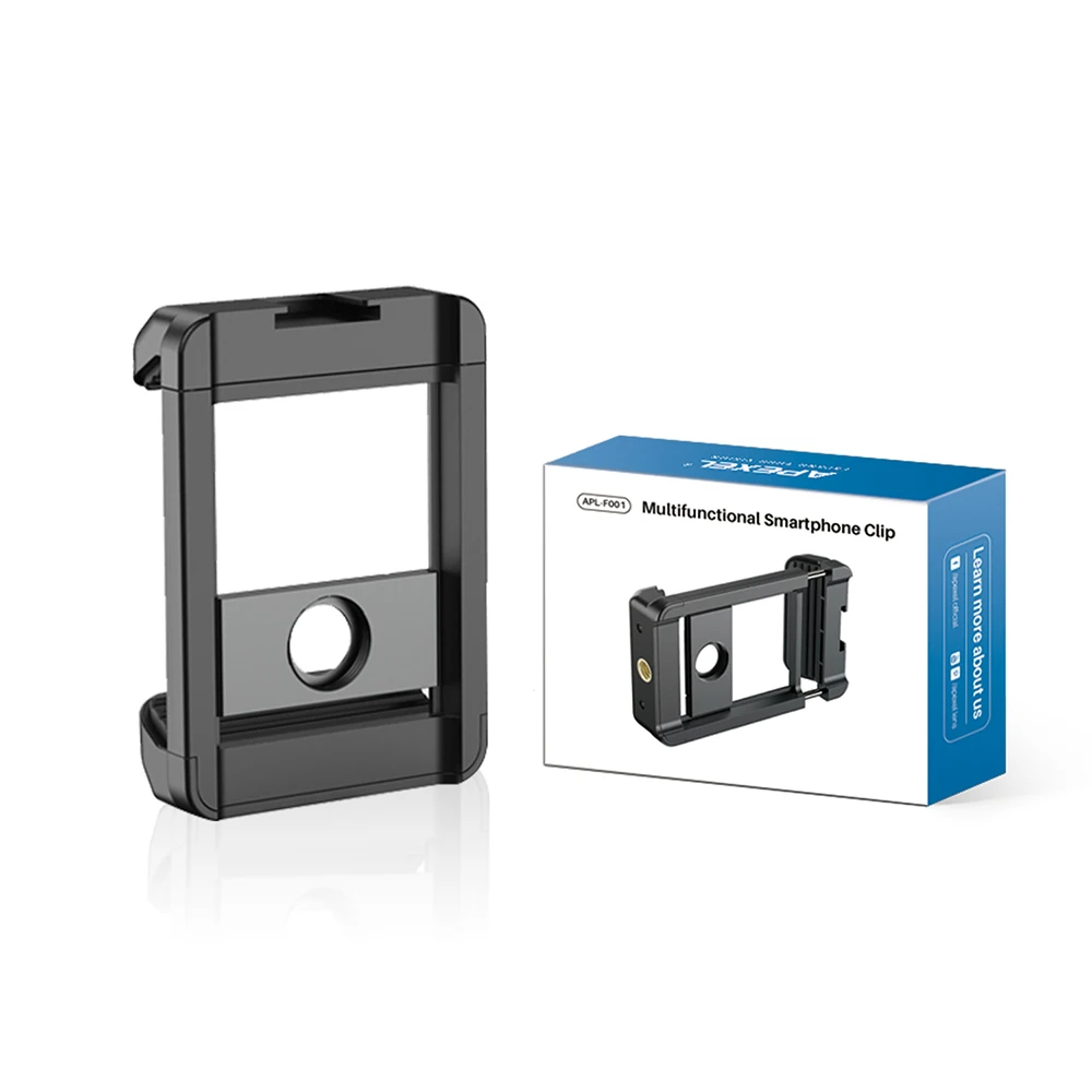 APEXEL 17-mm-Gewinde Universalclip 66-95 mm ausziehbare Klemmlinse für Live-Fotografie für APEXEL-Objektive die meisten Smartphones