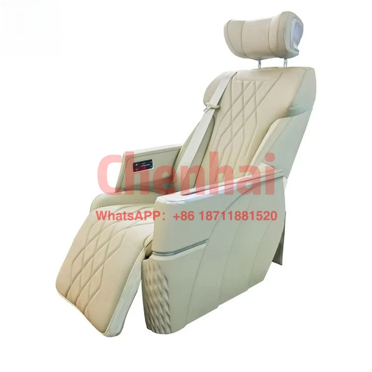 

Роскошное электрическое авиационное сиденье для автодома на заказ для Grevia Wilan Chase G10 G20 Kia Ka Wah, красный флаг HQ9, различные MPV