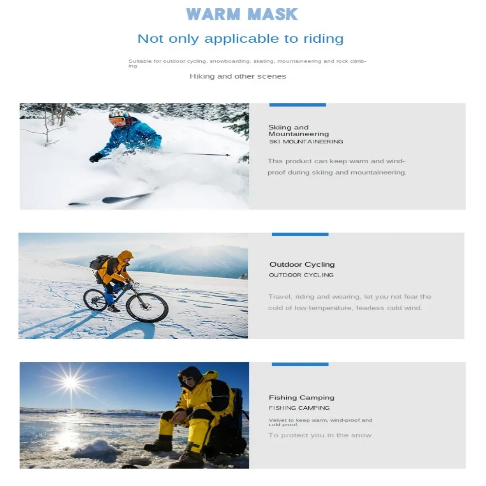 

Новая ветрозащитная зимняя кепка, утолщенная эластичная теплая флисовая кепка, дышащая термошапка для улицы