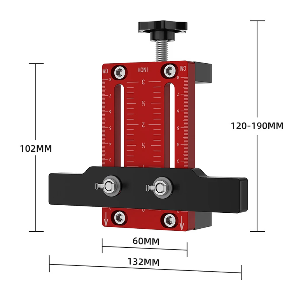 10-60mm Home Cabinet Door Installation Positioner Versatile Hardware Jig High Protective Woodworking Tool for DIY Cabinet