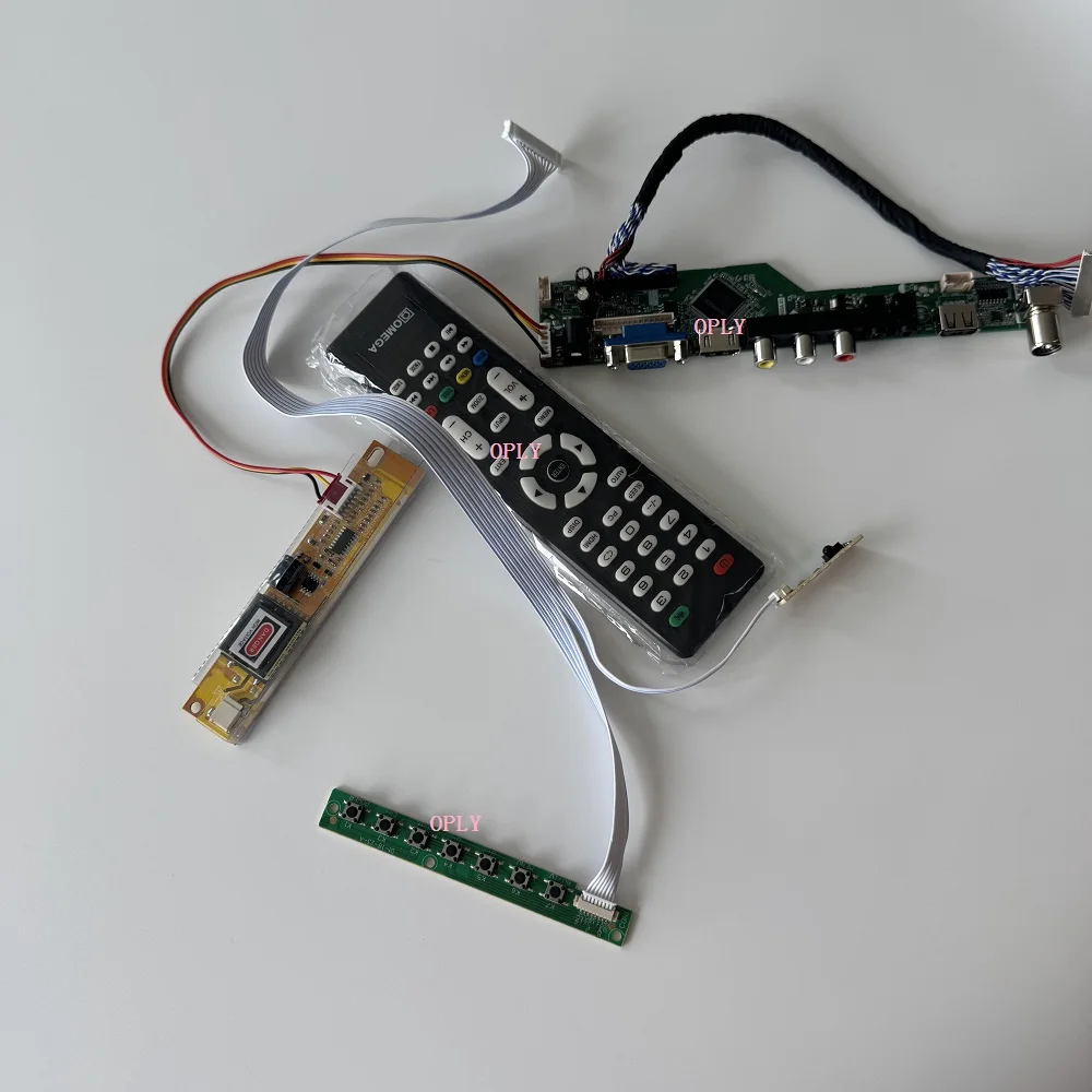 

TV Controller board kit for LP150X08 LP150X08-A3 15" 1024X768 VGA HDMI-compatible RF USB LCD panel AV screen monitor
