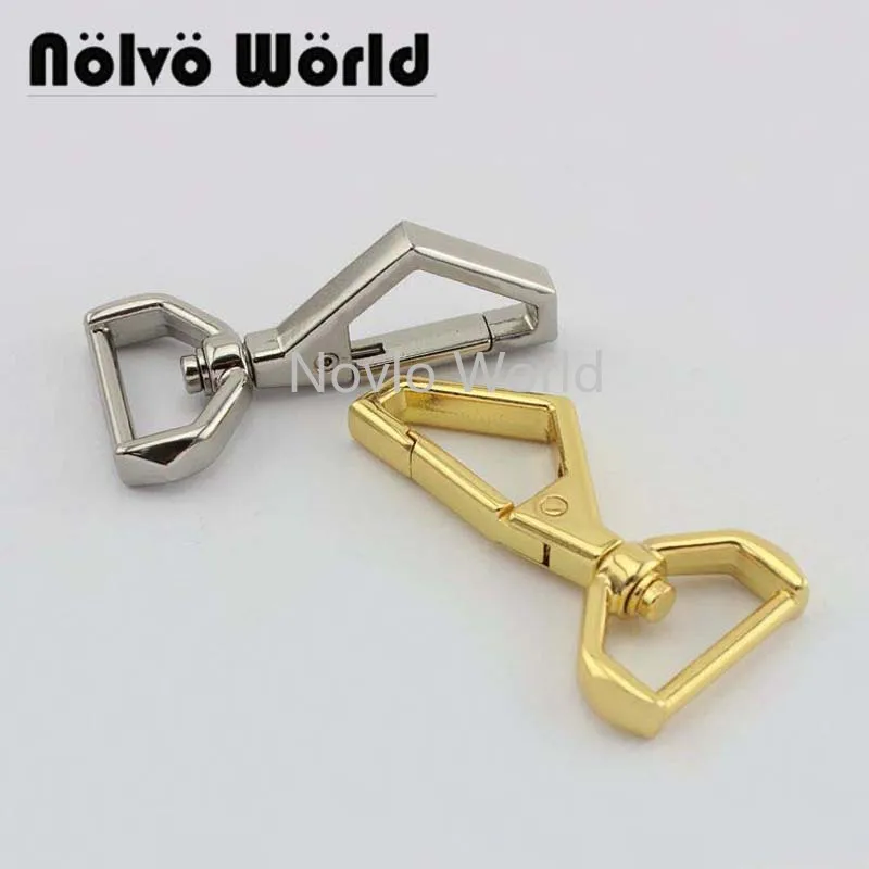 

10-50PCS 16MM 20MM 9MM Metal Triangle Shaped Snap Hook For DIY Handbag Bags Strap Carabiners Clasp Keychain Parts Accessories