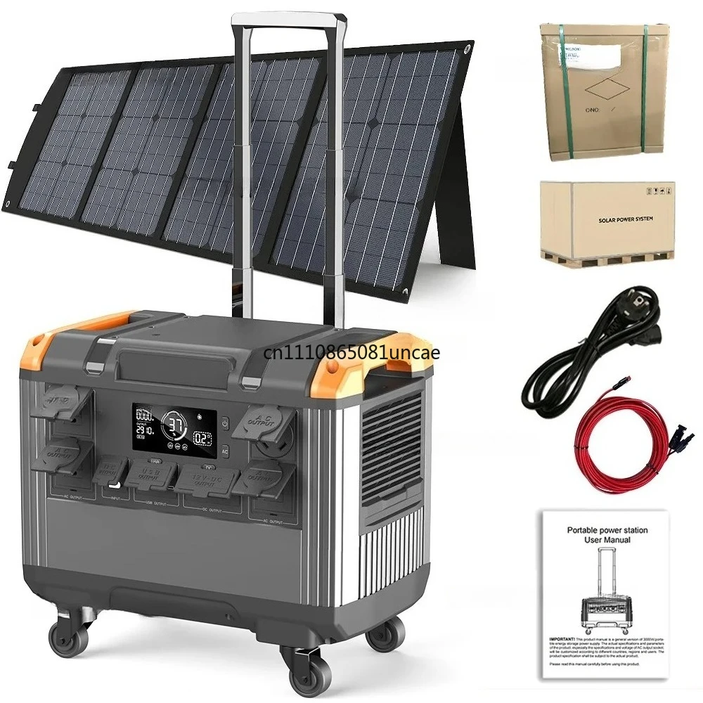 5KW 10KW 15KW Expansion 50KW Portable Powerstation Home Energy Storage System Support UPS 5KWh 10KWh 15KWh Expansion 100KWh