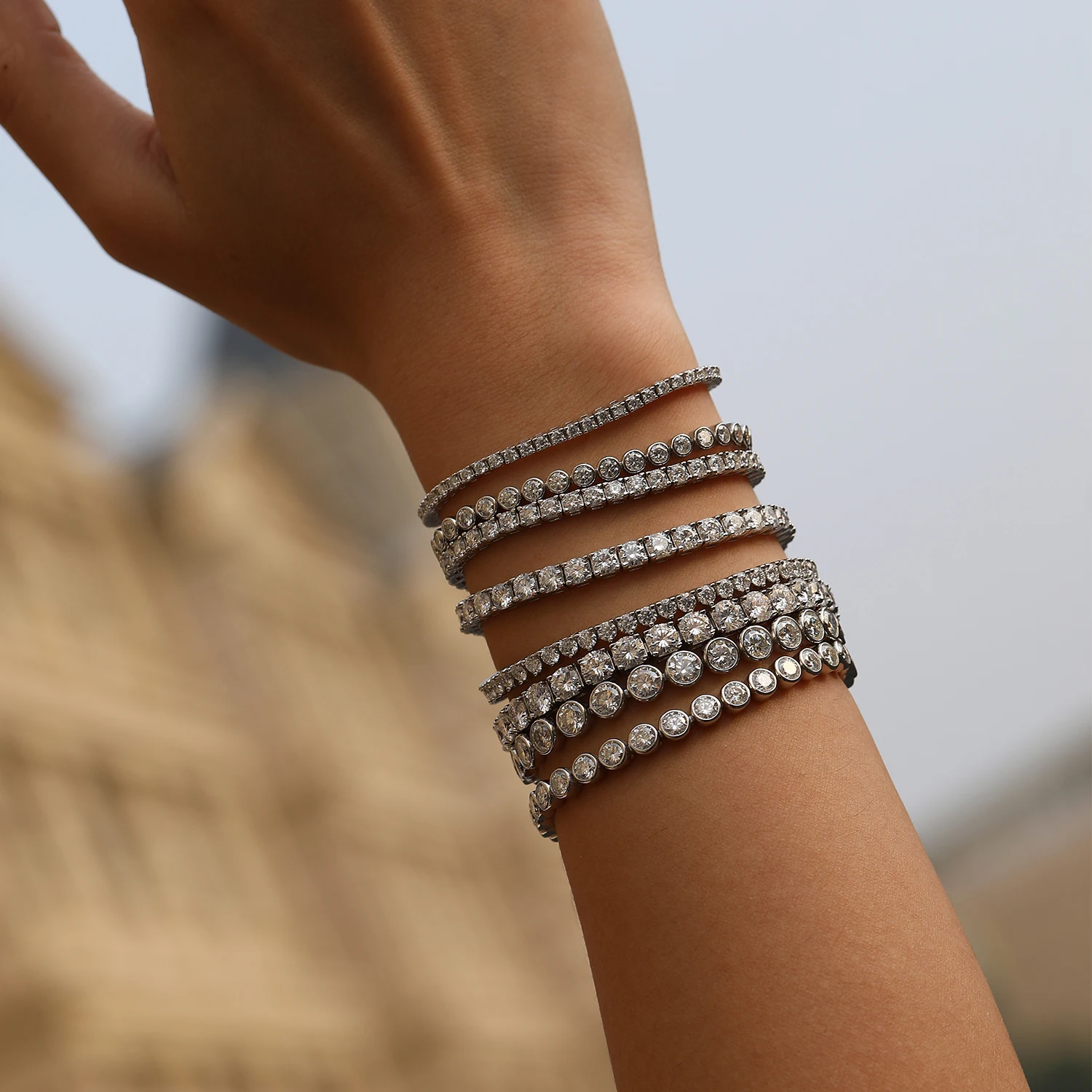 Thumbnail 3 - #51 Cheap Moissanite Tennis Bracelets Worth Buying