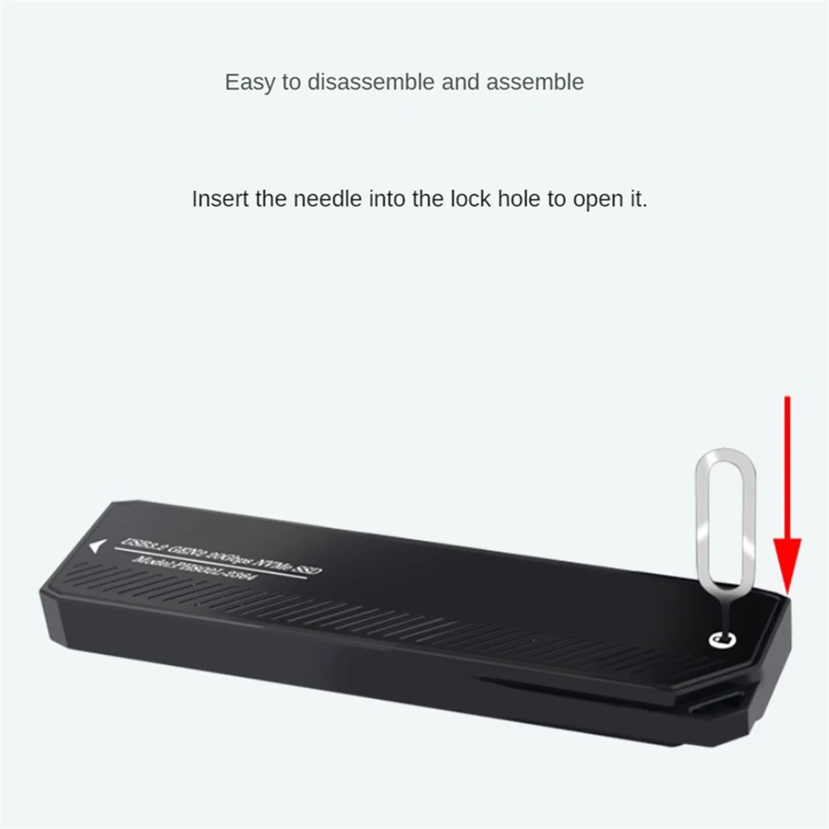 M.2 NVMe SSD Enclosure 20Gbps USB 3.0 Type C PCIe External Case USB3 M2 Storage Box Cover Solid State Hard Drive