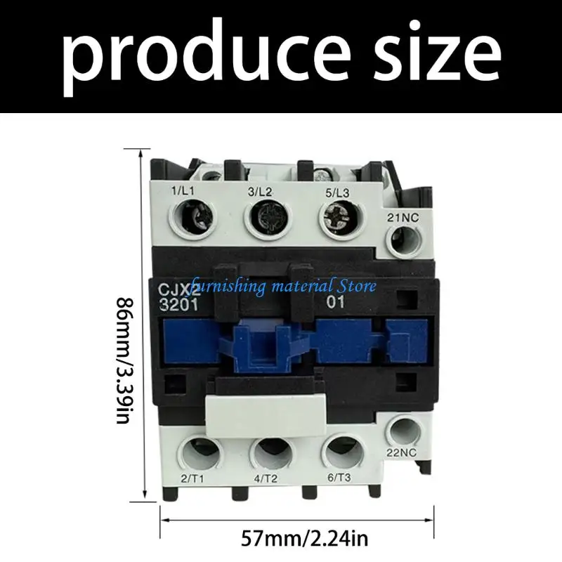 Y5GD CJX2-3210 Wytrzymały stycznik normalnie otwarty o wysokiej przewodności, montowany na szynie Din