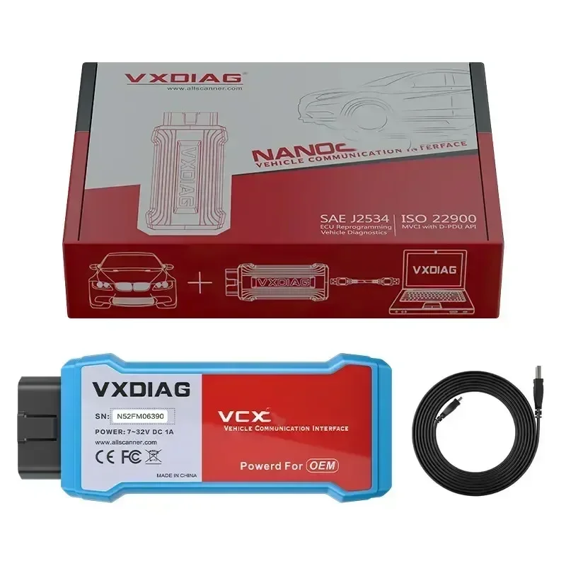 VXDIAG VCX NANO For Ford/Mazda 2 in 1 IDSV129 J2534 ECU Programming Coding OBD2 scanner programmer diagnostic tools