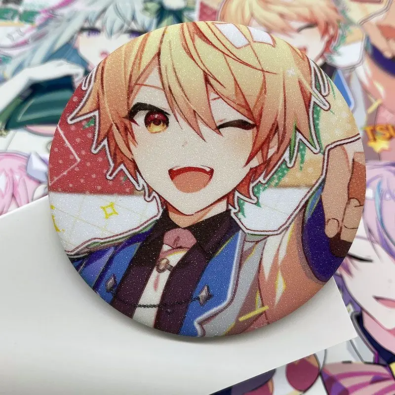 شارة بروش أنيمي تأثيري ، مشروع Sekai ، Kamishiro ، Otori ، Emu ، حقيبة ظهر ، ملابس ، إكسسوارات ، بطاقات مربعة ، إشارة مرجعية