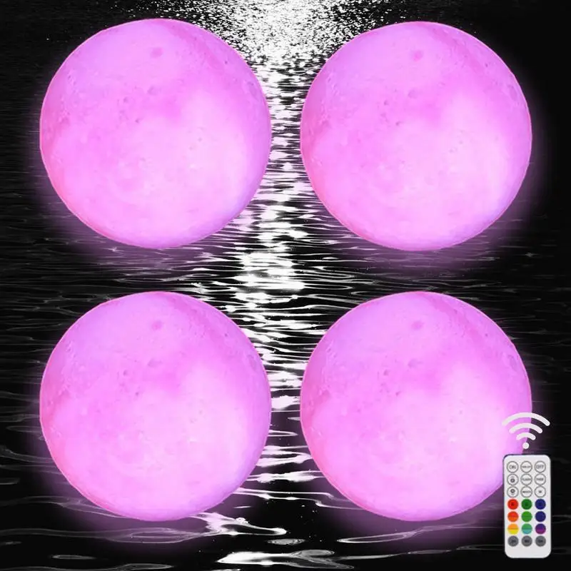 Led Floating Pool Balls remote control Pool Glow Ball Lights luminous ball light for pool party decor Lamp for Garden decor