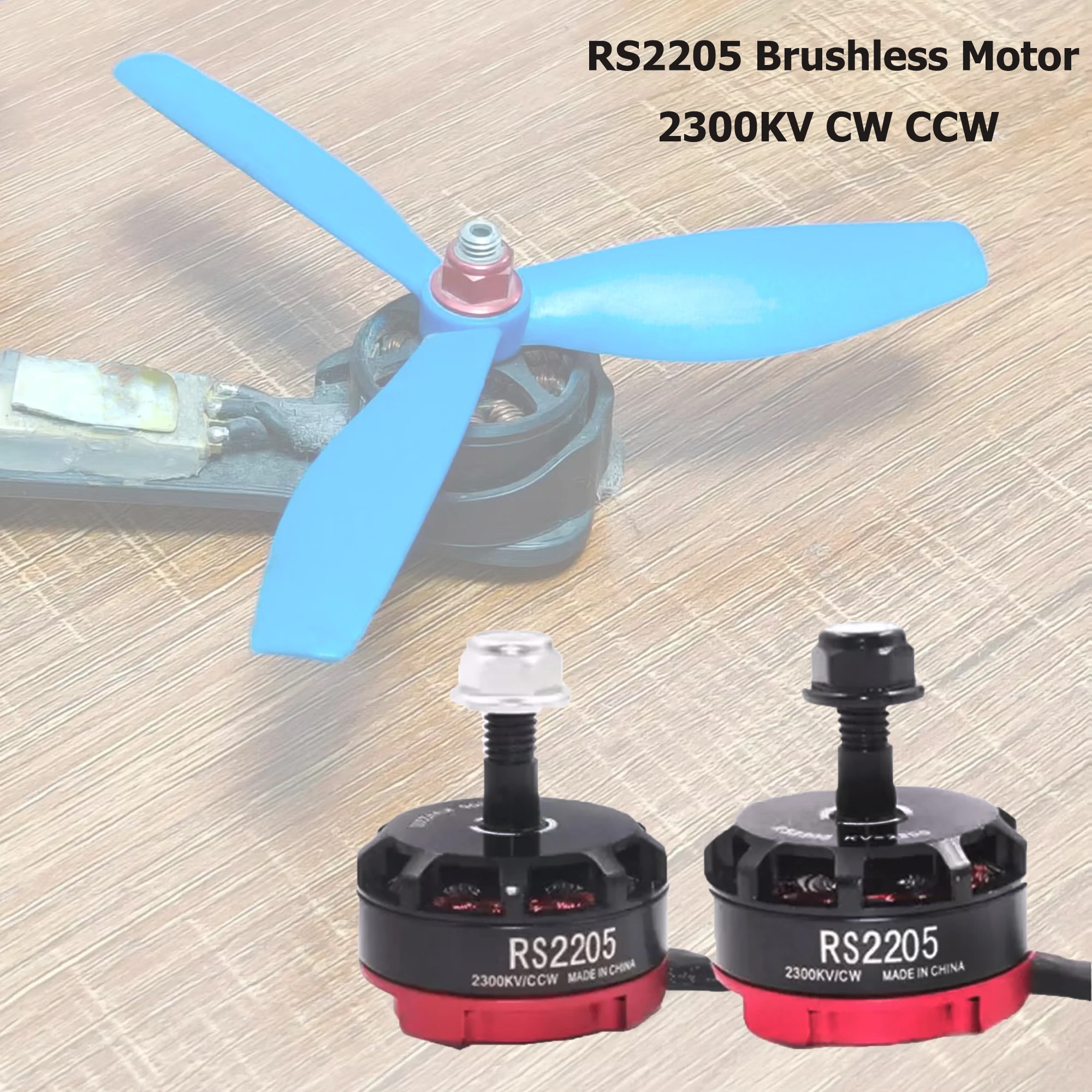 RS2205 2205 2300KV CW CCW Brushless Motor for Mark 4 5inch 225mm FPV RC QAV250 X210 Racing Quadcopter Drone Multicopter
