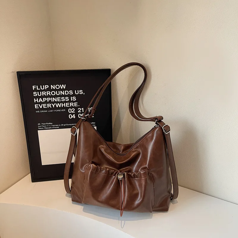 Женская нейлоновая сумка через плечо большой вместимости 2025 года с регулируемым ремешком и внутренним карманом для ежедневных поездок, путешествий и прогулок ​