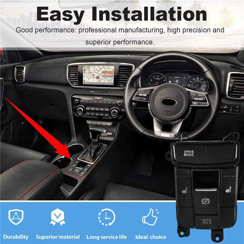 

A30P-Car Electric Hand Brake Switch Electric Hand Brake Switch For Hyundai Kia 93300-D6500