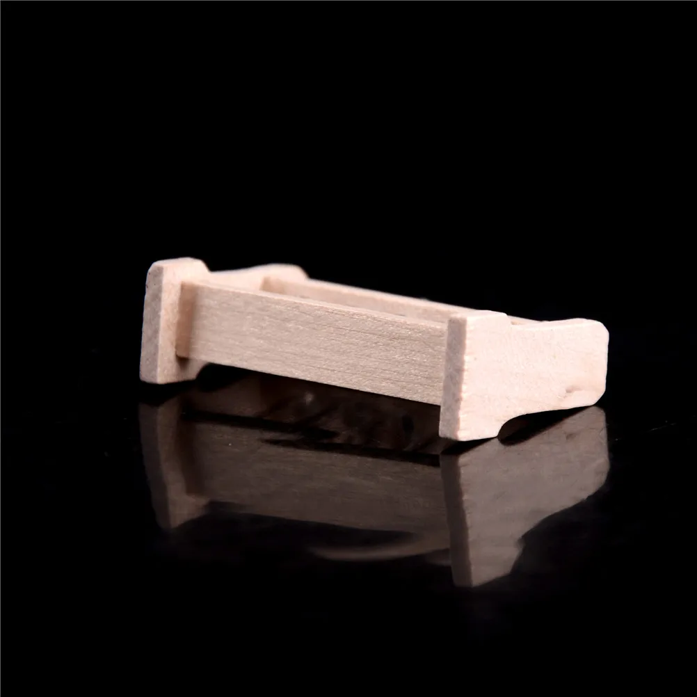 1 conjunto de rack de tubo de ensaio de laboratório de madeira em miniatura para casa de bonecas com 5 peças de tubos de ensaio modelo casa de boneca acessórios de decoração de laboratório-brinquedo