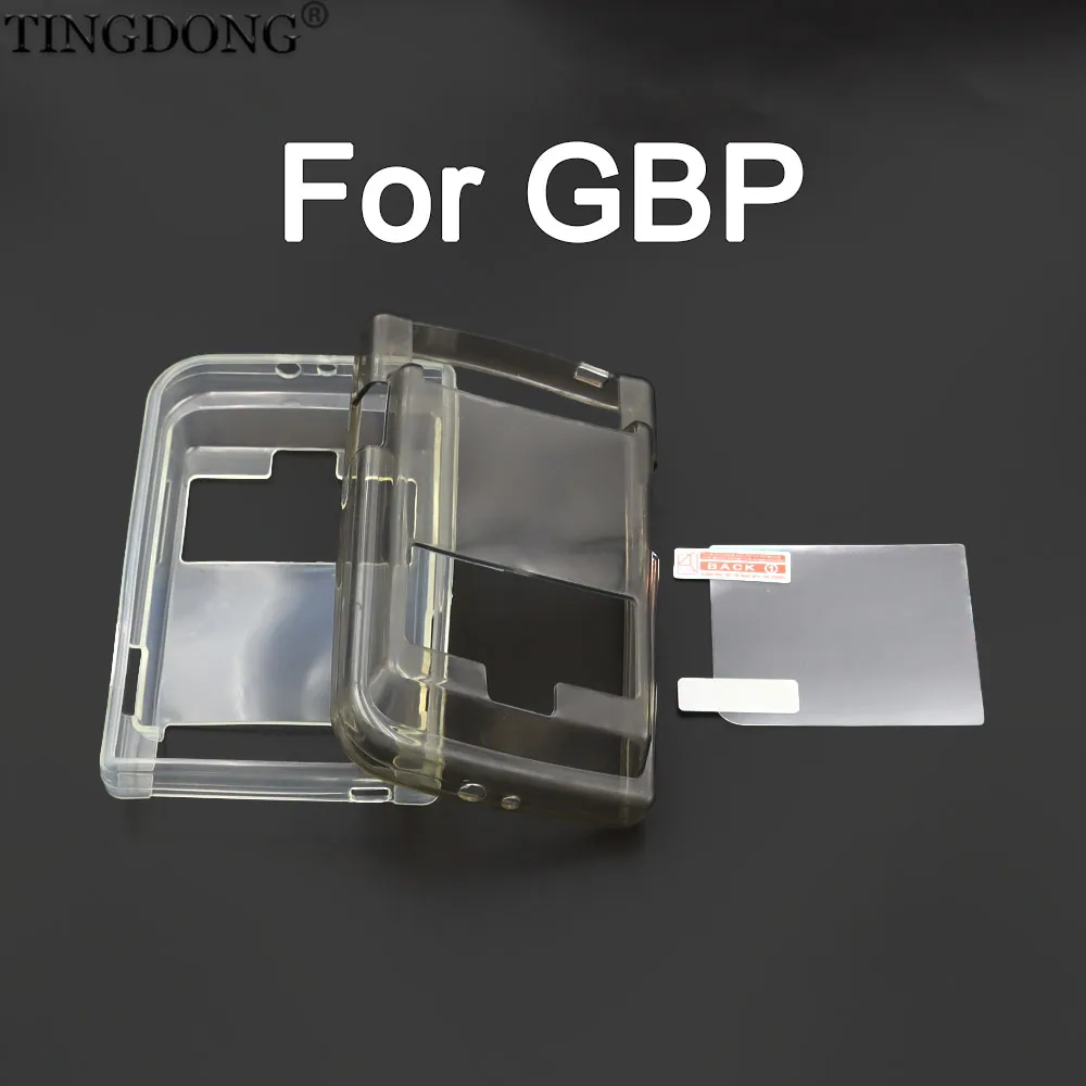 

Прозрачный мягкий защитный чехол из ТПУ для игрового контроллера GBP, прозрачный корпус с защитной пленкой для экрана