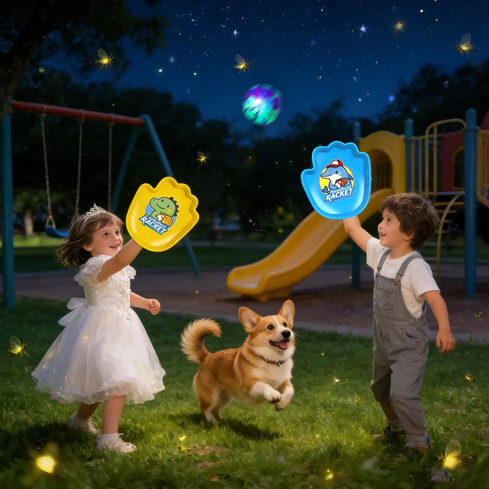 스티키 볼 캐치 게임 야외 스포츠 장난감 라이트업 토스 앤 캐치 볼 게임 야외 장난감 어린이 남아 여아 해변 마당용