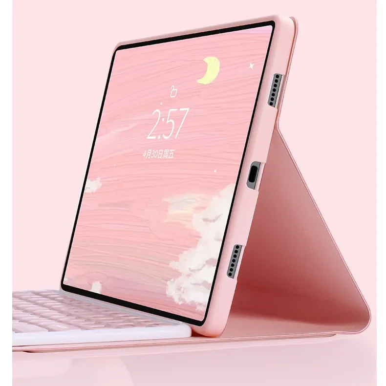 Imagem -06 - Capa de Teclado com Rotação 360 para Ipad Air 2024 11 Polegadas 6a Geração Suporte de Lápis Magnético para Ipad Air 11 2024 m2 Teclado