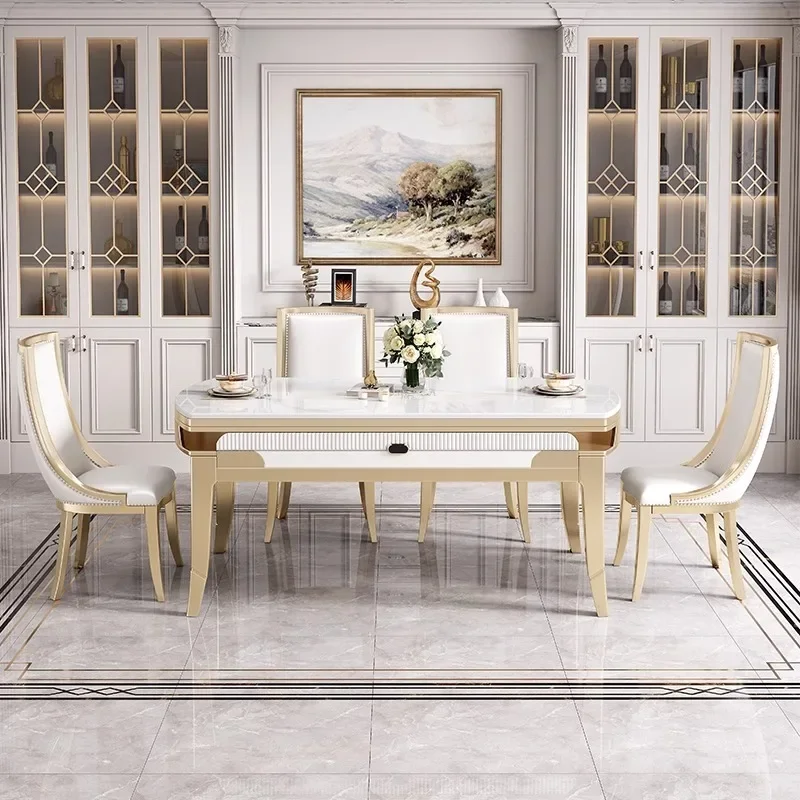 

z Wood Nordic Dining Table Modern Folding Luxury Design Dining Table Relaxing Multifunctional Mesa Centro Sala Furniture z