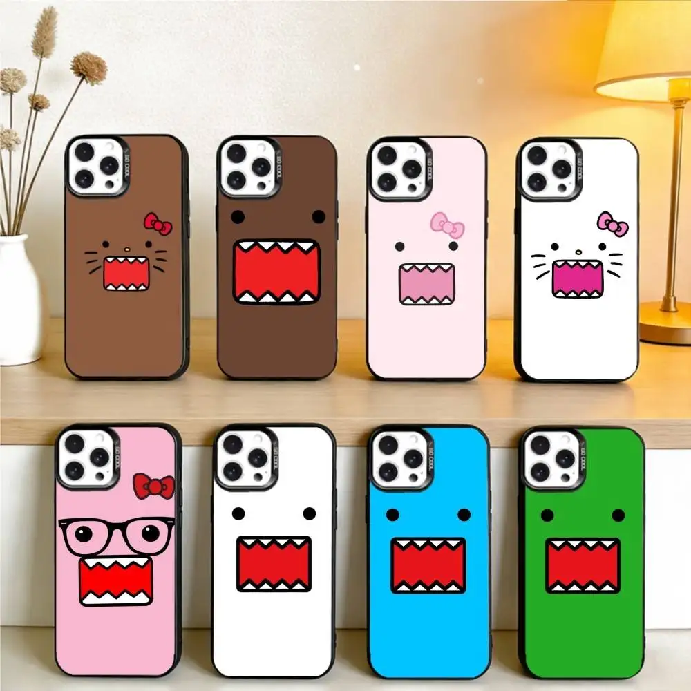 

D-Domo K-Kun Fondo Phone Case For iPhone 16,15,14,13,12,17,Pro,MAX Black Matte Shockproof Cover