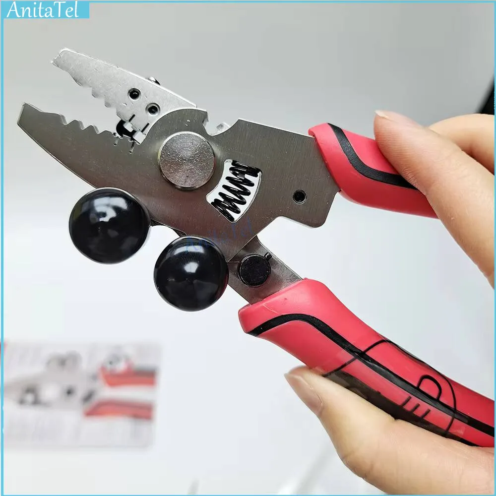 

Optical Signal Fire ZSQ-09 9 In 1 Optic Fiber Stripper Scissors Wire Stripping Pliers FTTH Tool