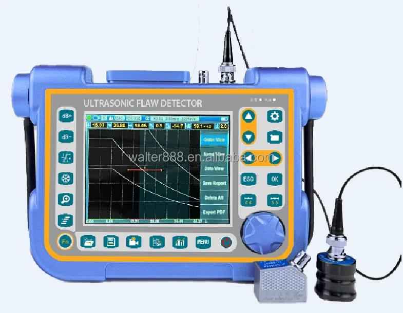 

NDT Industrial Ultrasonic Tester Portable Digital Ultrasonic Flaw Detector
