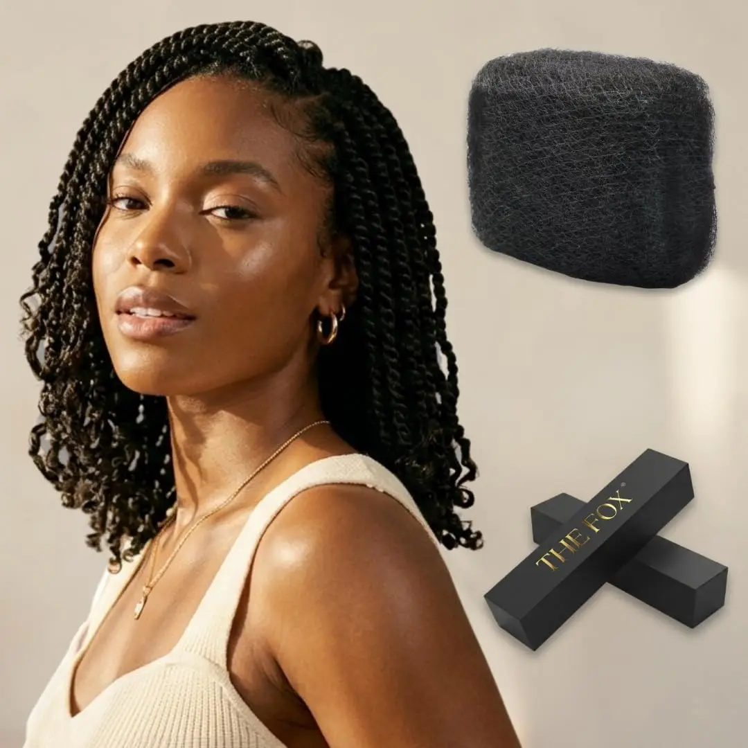 The Fox Afro Kinkys Bulk Human Hair for Braiding (14