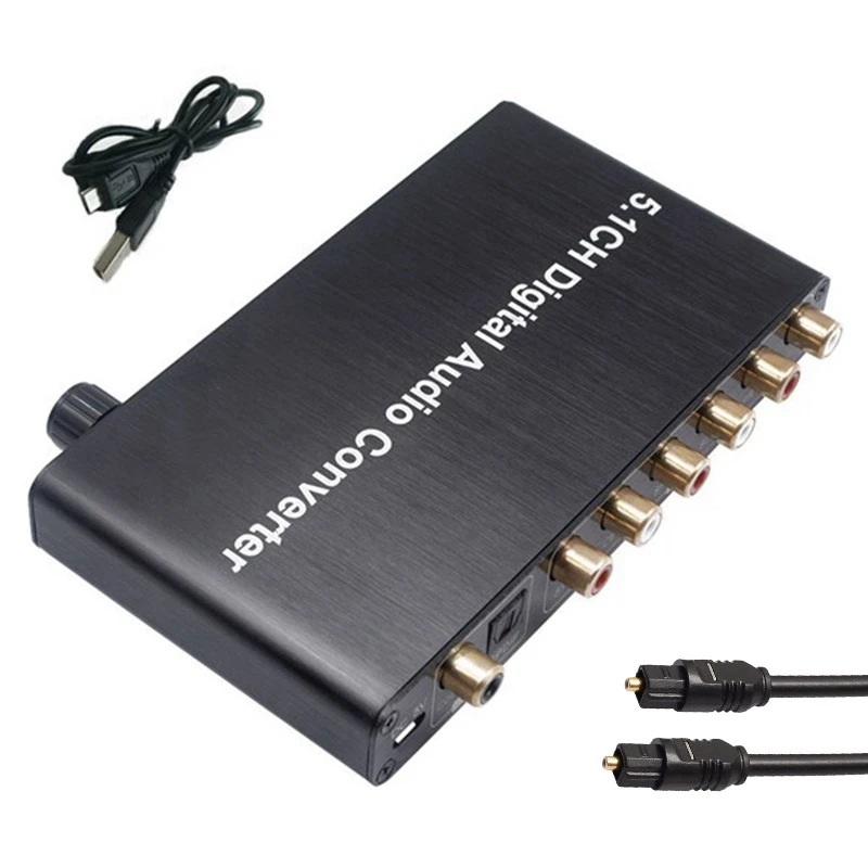 

5.1Ch Digital Audio Converter DTS / AC3 for Decoding SPDIF Input to 5.1 Decoder SPDIF Coaxial to RCA