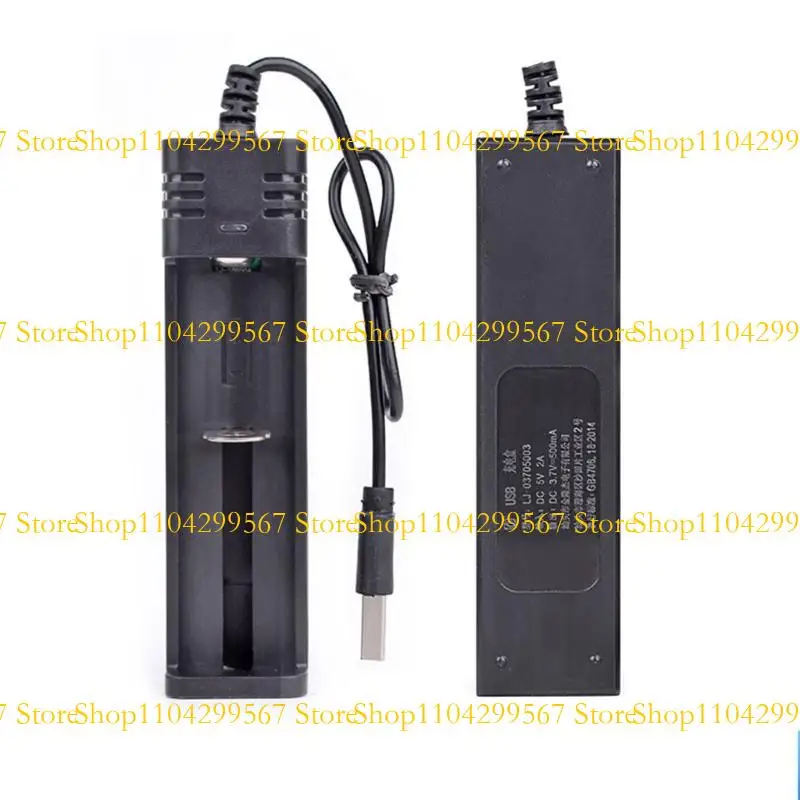 

CS1W 26650 18650 Rechargeable Battery Multi-Protection Led USB Charging