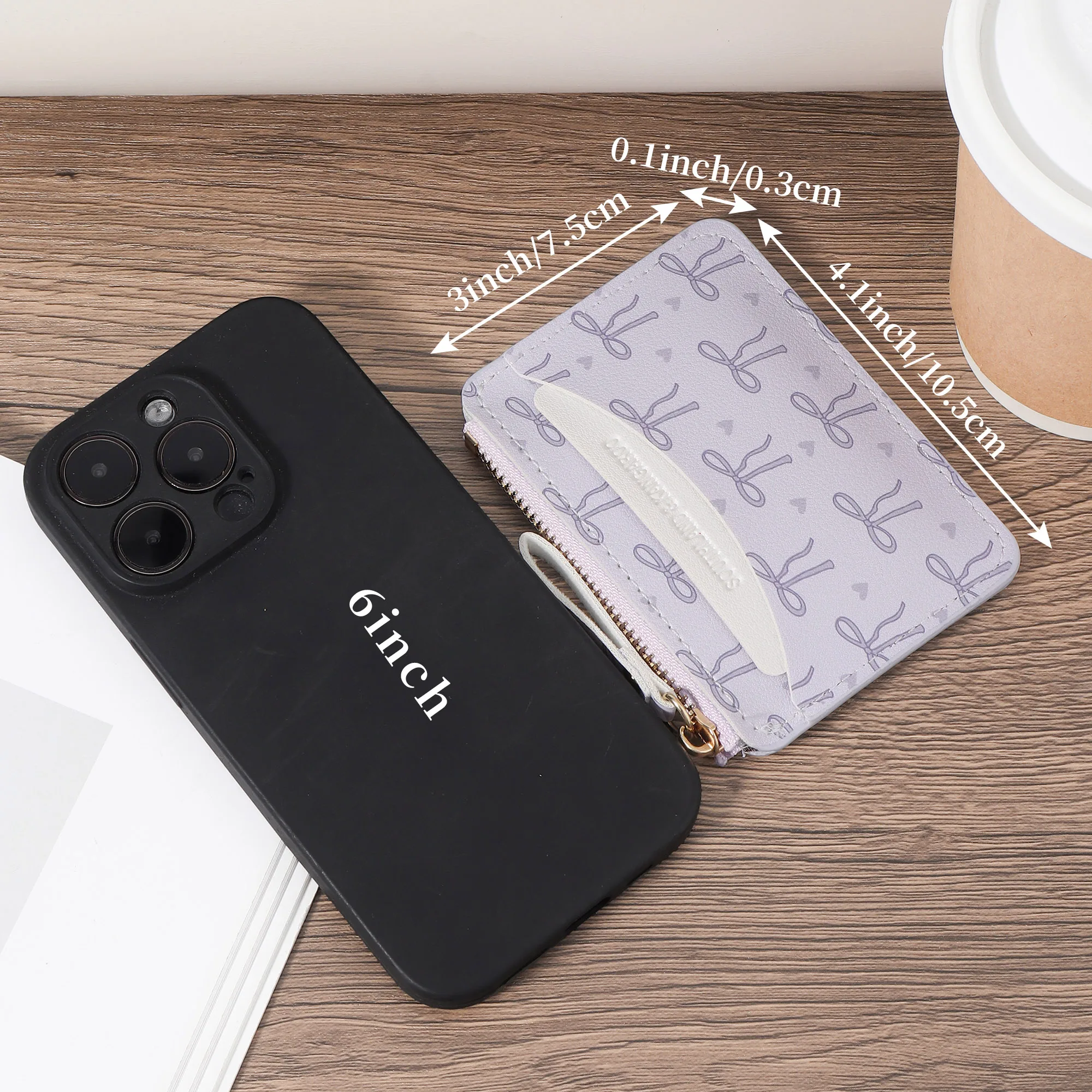 ที่ใส่บัตรเครดิตแฟชั่นมินิ, กระเป๋าใส่เหรียญบางเฉียบ, กระเป๋าสตางค์คลัทช์ลําลองสตรีและเคส