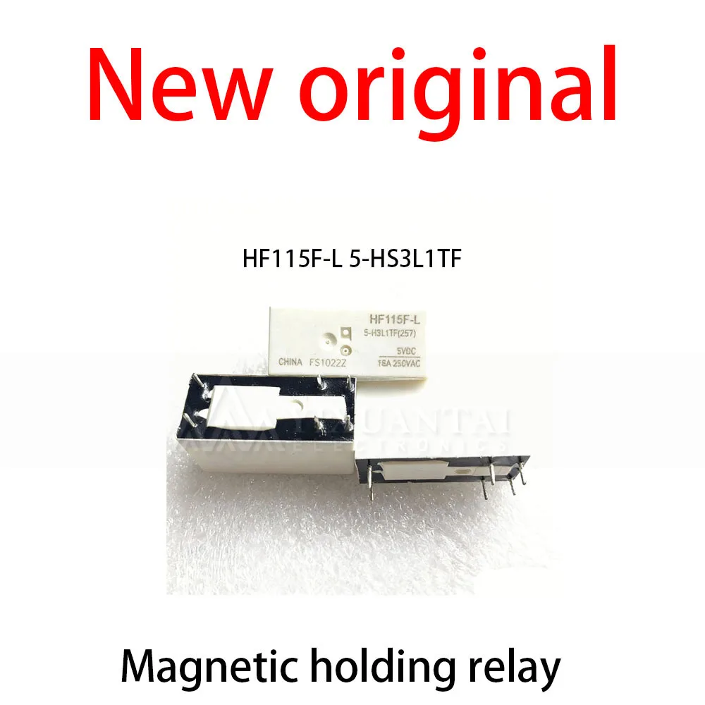 10Pcs/Lot New original HF115F-L 5-HS3L1TF Normally open magnetic holding relay