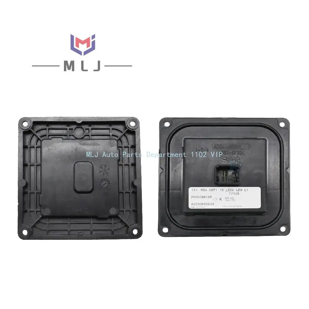A2C90665603 260559976R For Renault Cabrio Megane IV LED Head Light Lamp Driver Module Daytime Running Lights Control Unit