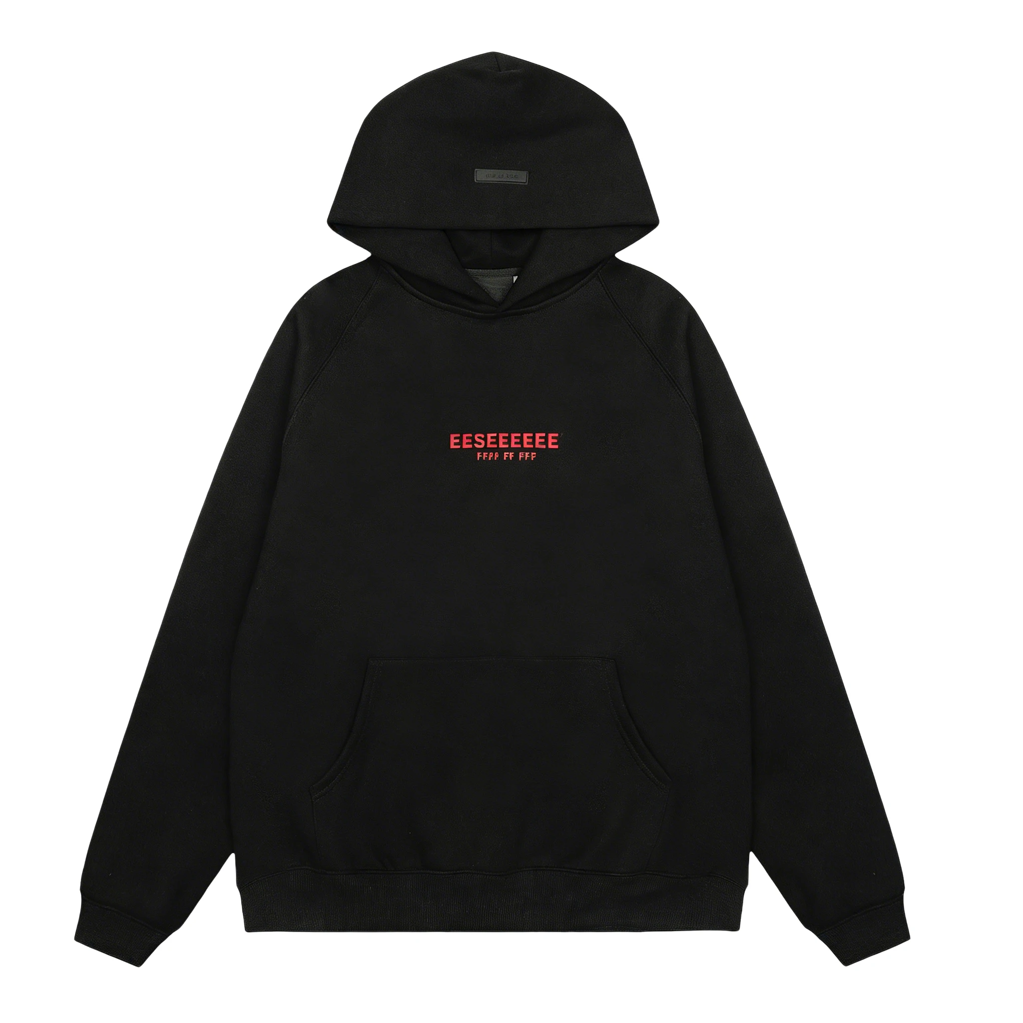 FW24 Trendy heren hooded sweatshirt set, klassiek design, logo met gebogen letter op de borst, high street couple lange broek, winterset