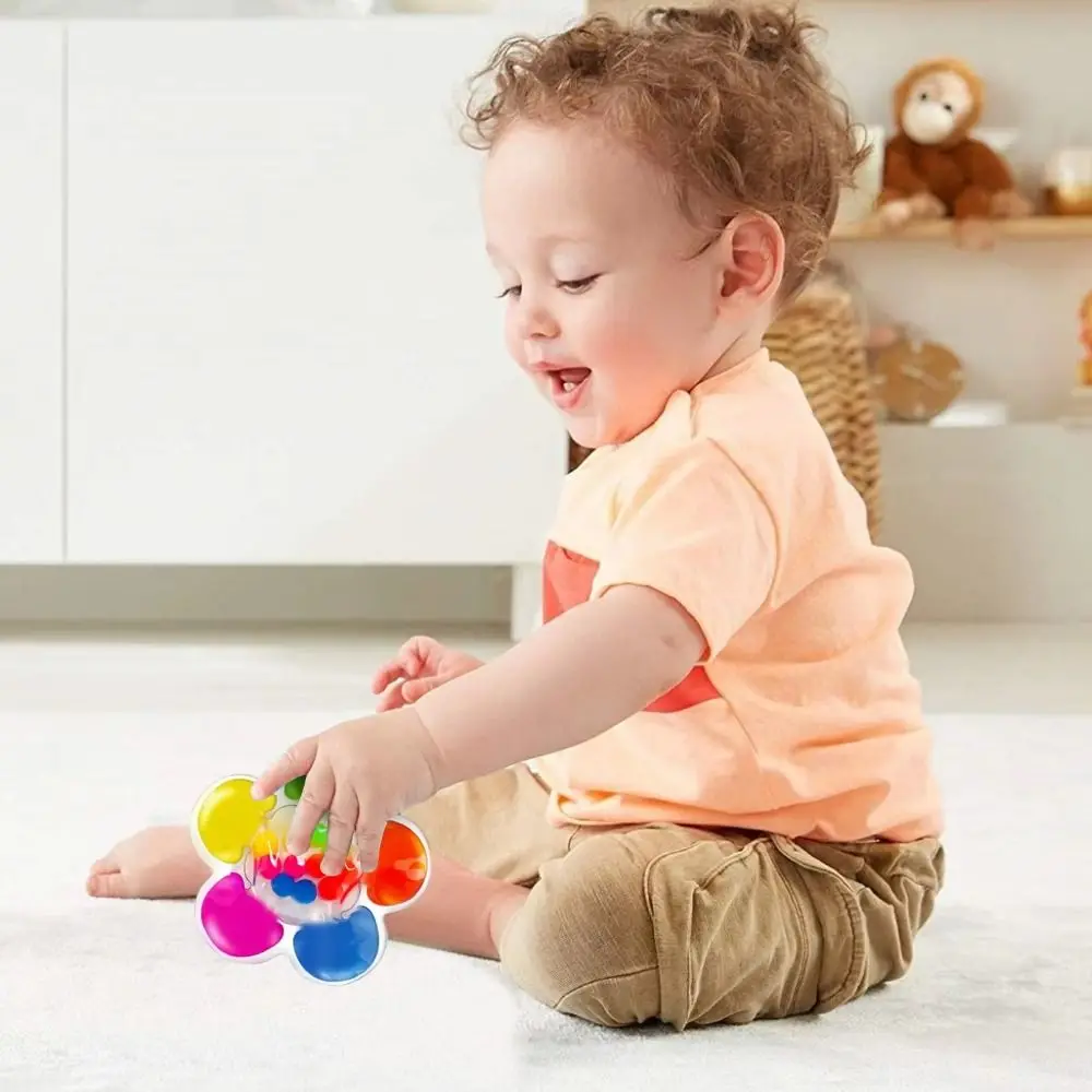 Składany dywanik, zabawka do ćwiczenia motoryki małej, zabawka do ściskania, sortowanie kolorów, zwierzęta, motyle, zabawki do chwytania, kreskówkowe, kolorowe zabawki do sortowania kolorów.