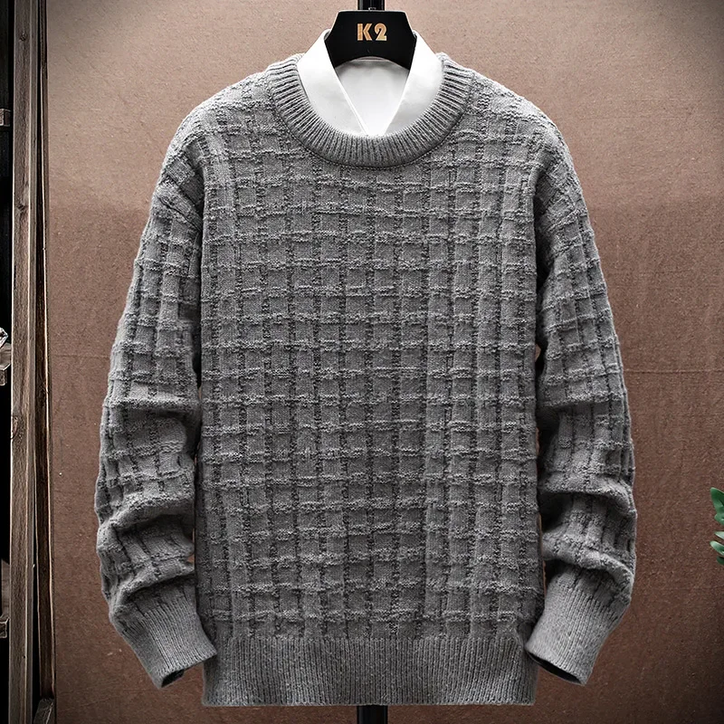 

Classic Outdoor Autumn Solid Sweater Round Neck Sweatshirt Male New Soft Women Men Fashion Casual Outerwear Winter Warm Pullover